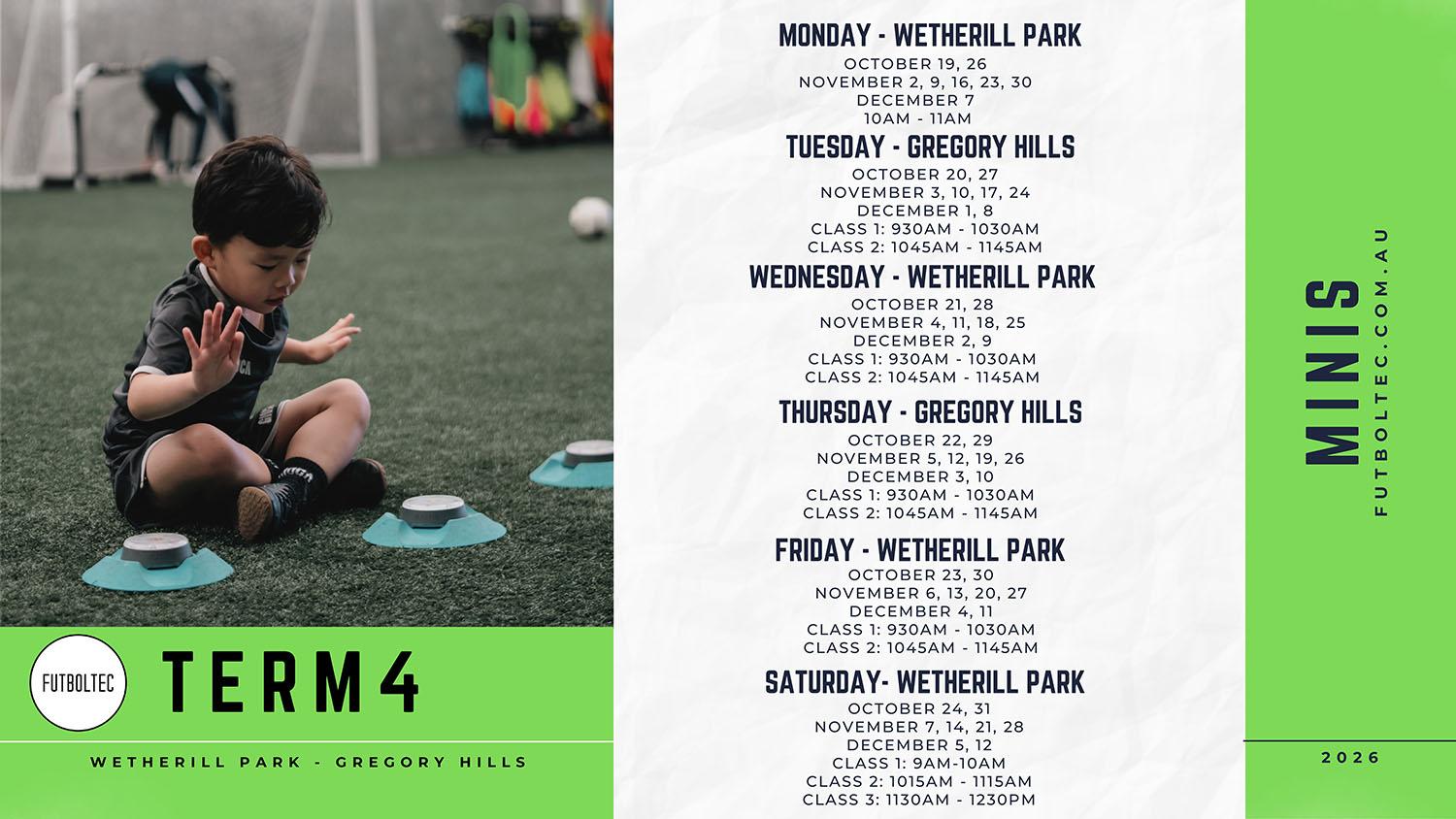 Minis Football Skills Program